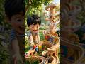 The Ultimate Wooden Marble Run Adventure! 🎢✨#StemToys #FamilyFun #MarbleMaze #WoodenToys #usa #india