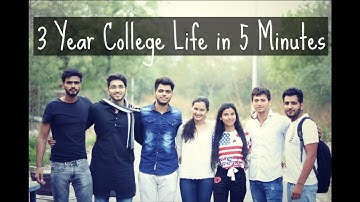 Engineering- My 3 Years of College Life in 5 minute Video