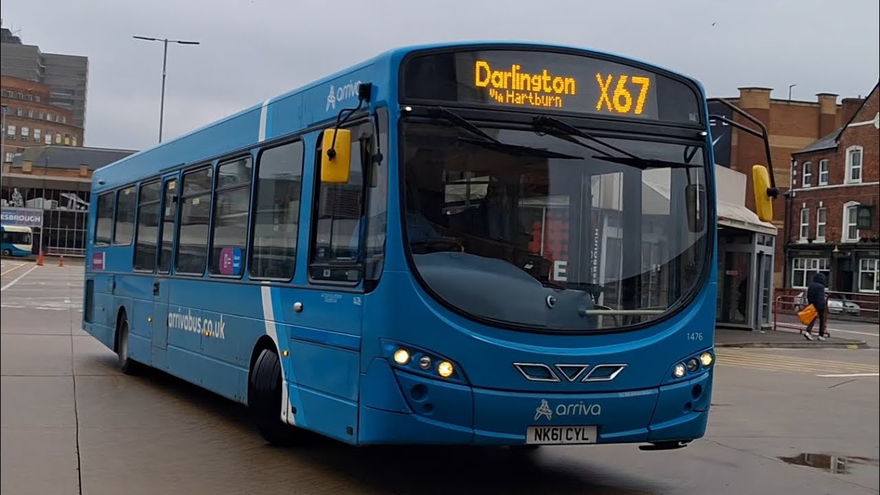 Decent Kickdowns: Arriva North East 1476/NK61 CYL VDL SB200 Wright Pulsar 2