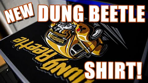 NEW DUNG BEETLE SHIRT! // Printed on an Epson SureColor F2100 DTG!