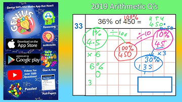 2019 Arithmetic Paper 1 Q33 KS2 SATS