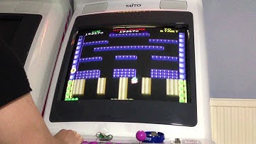 Bubble Bobble: The Lost Cave played on Original Taito Hardware.