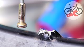 Download Lagu Bicycle wheel rim broke. Part #1 | Bike wheel spoke length determination MP3