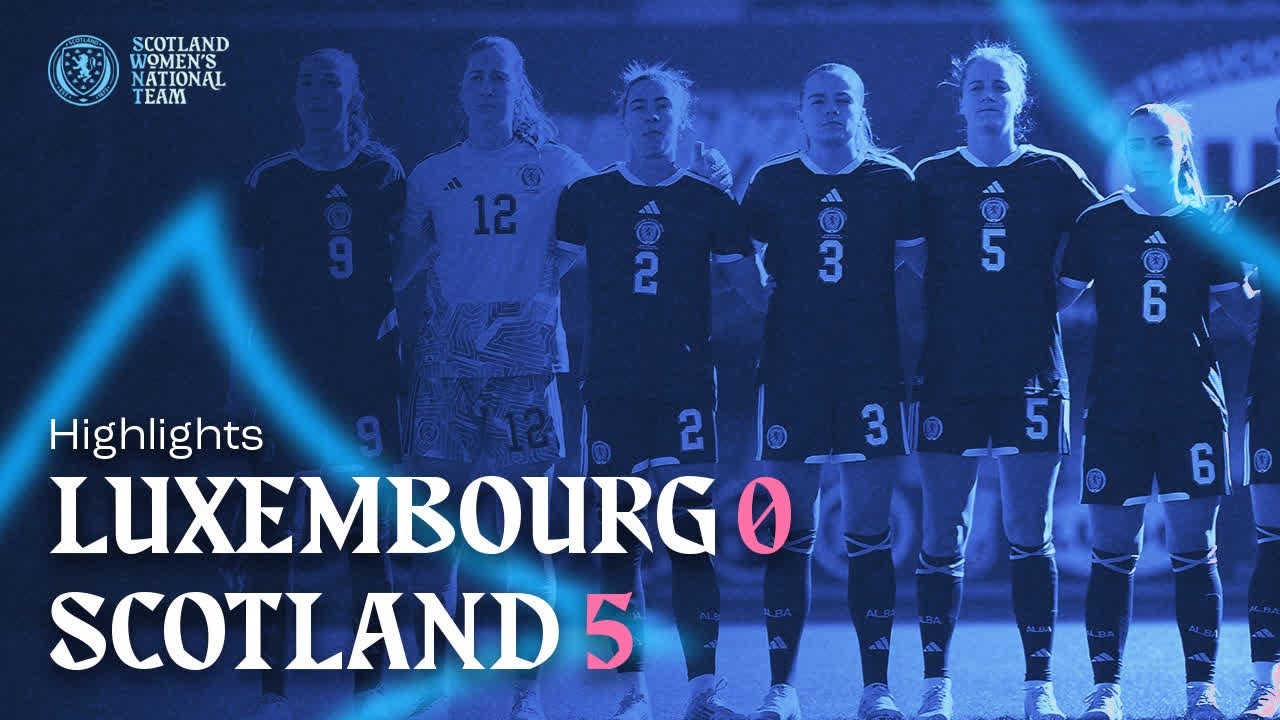 Caroline Weir Hat-Trick! | Luxembourg 0-5 Scotland | FIFA Women's World Cup Qualifiers
