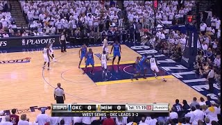 Zach Randolph Memphis Grizzlies 2011 WCSF Game 6 v Thunder