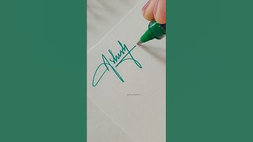 Ashish Signature Style✨🔥| Classy Signature 🌷| Elite Calligraphy #ytshorts #shorts #ashish