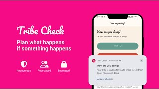 Tribe Check – The Personal Safety App That Has Your Back, for Lucy, living and travelling alone