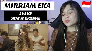 Mirriam Eka - Every Summertime I  See You On Wednesday | FILIPINA REAKSI