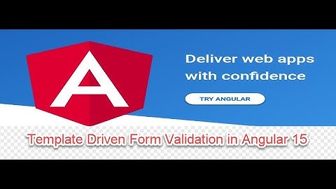 Angular Template-Driven Form Validation | Text, Email, Number Inputs + Conditional Div Display