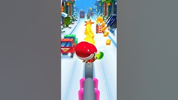 Talking Tom Gold Run Santa Tom Android iOS Gameplay #shorts #talkingtom