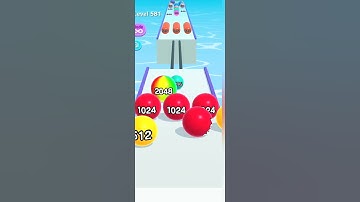 How to play Ball Run 2048 level 581 #ballrun #5minutestech #level581