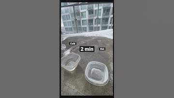 Hot or Cold Water Freeze Test in -26°C© Who Wins? #ScienceExperiment #ExtremeCold