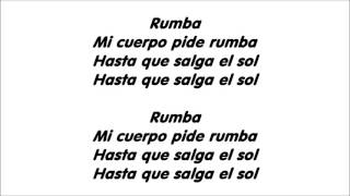 Anahí - Rumba ft. Wisin (letra)
