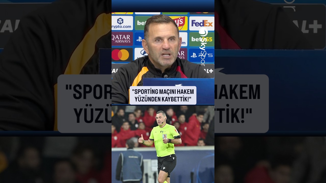 Okan Buruk: Bugün sahada çok iyi bir hakem ve iyi de bir VAR hakemi vardı.
