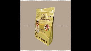 flat bottom clear bags,block bottom pouch