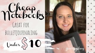 Cheap Notebooks Great for Bullet Journaling || Notebooks Under $10|| Amazon Finds