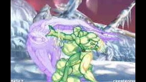 MvC2: Iceman Throws Shuma with Chaos Dimension active