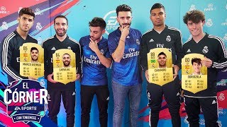 FUTBOLISTAS DEL REAL MADRID SE PONEN SUS STATS | EL CÓRNER | FIFA19 |