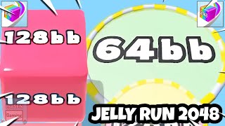 Jelly Run 2048 | Satisfying Mobile Games | All Levels Gameplay | Android, iOS | Tiktok Games #114