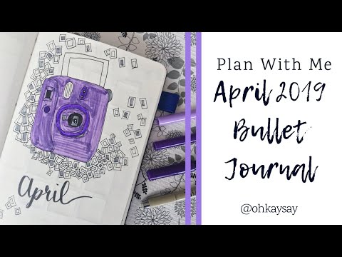 PLAN WITH ME, June 2019 Bullet Journal Setup