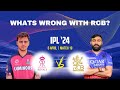 Rr vs rcb  whats wrong with rcb