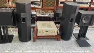🌟 TEST THEO YÊU CẦU 👉 LOA MỸ BOSE 701 2 LỖ THÔNG HƠI + BOSE 301 II + ANPLY DENON 890DG NHẬT!🌟
