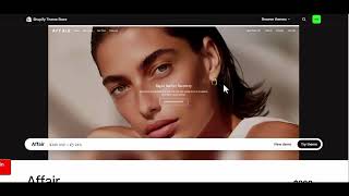 Affair Shopify Theme Free Download 🚀 | Premium eCommerce Template Review screenshot 1