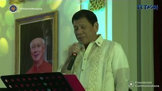 Duterte, Najib Razak akhiri pertemuan dengan karaoke