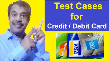 test cases for credit card / debit card functionality | manual testing | testingshala