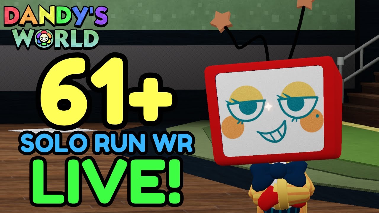 🔴🎥 VEE SOLO WR Floor 61+ LIVE Part 2 (Crying rn)| Dandy's World