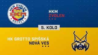 5.kolo semifinále HKM Zvolen - HK GROTTO Spišská Nová Ves HIGHLIGHTS