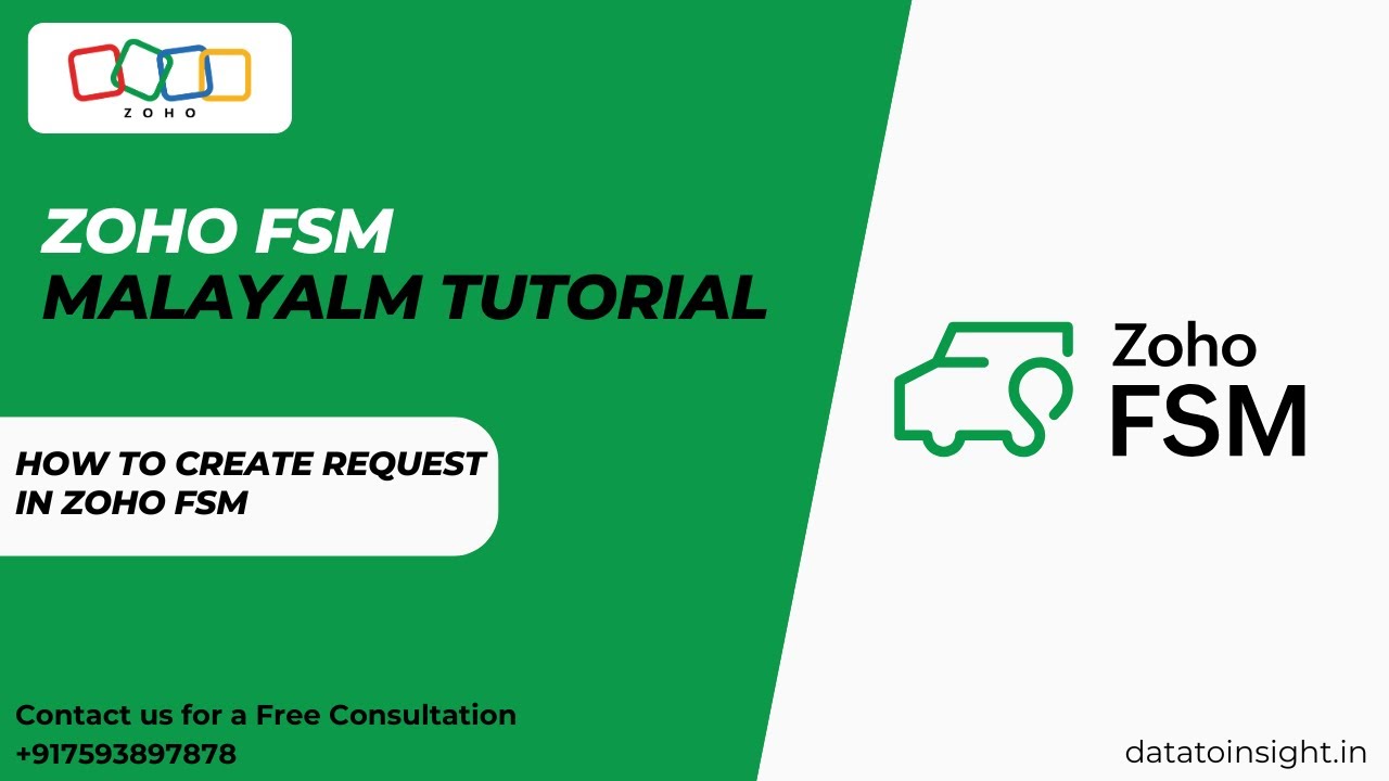 How to Create a Request in Zoho FSM | Step-by-Step Tutorial 