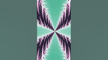 #fractal #mandelbrot green #pink zoom #shorts #shortvideo #artifacts #fractals
