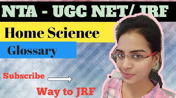 Food Science and Nutrition #terminology #homescience #ugc_net_prepration