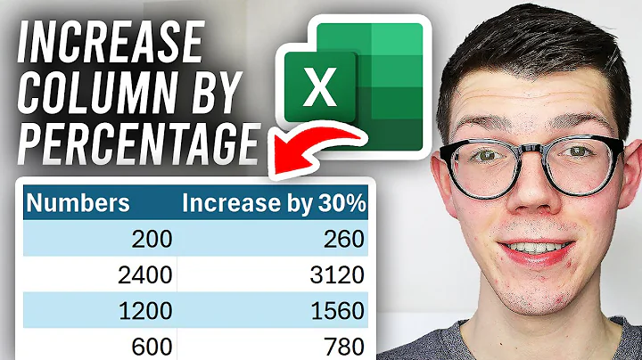 How To Increase Entire Column By Percentage In Excel - Full Guide