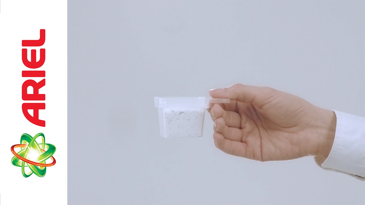 How to Dose Powder with Front Load Washing Machines - Ariel