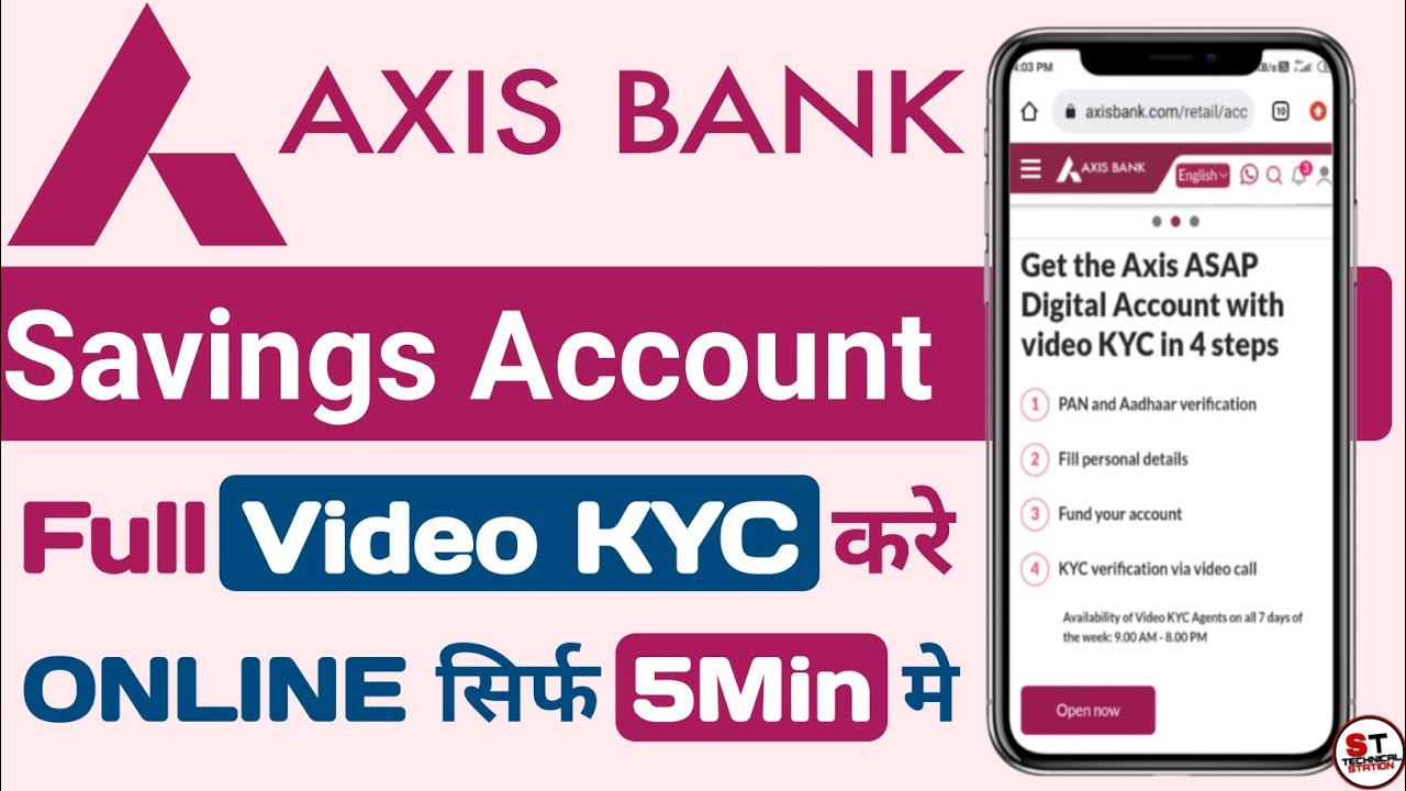 Axis Bank Savings Account Opening Online 2022Axis Bank Me khata Kaise KholeHow To Open Axis