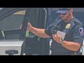 Arlington Police Traffic Stop! 40mph speed limit