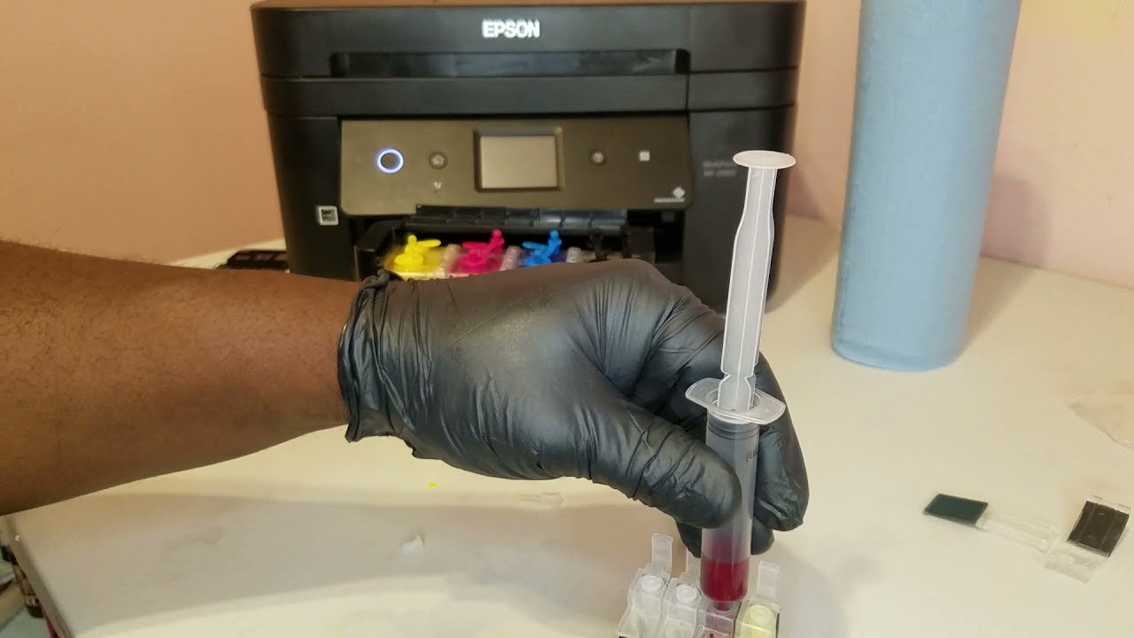 WF 2860 Sublimation CISS Install - YouTube