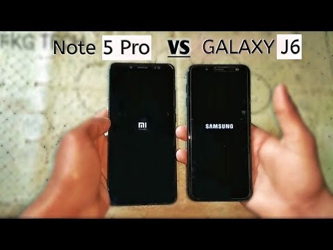 Redmi Note 5 Pro vs Galaxy J6 (2018) SPEED TEST!!! Samsung J6 Vs Xiaomi Redmi Note 5 2