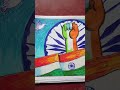 my work Art # Happy independence day 79 # drawing pencil # oil pastel colour #vlogs shorts.
