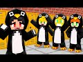 Primeiro dia na ESCOLA de PINGUIM GUGU GAGA no minecraft