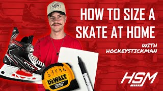 How to Find Your Hockey Skate Size and Fit at Home Bauer Size Chart Skates