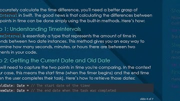 Calculate the Time Difference Between Two Times in Swift