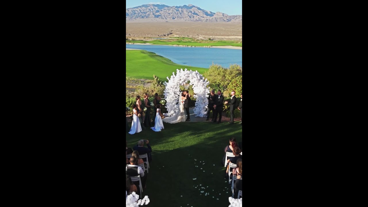 Evelina & Alex’s Las Vegas Wedding at Paiute Golf Course | Most Stunning Decor We’ve Ever Filmed