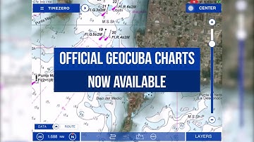 Official GeoCuba Charts now available with TIMEZERO