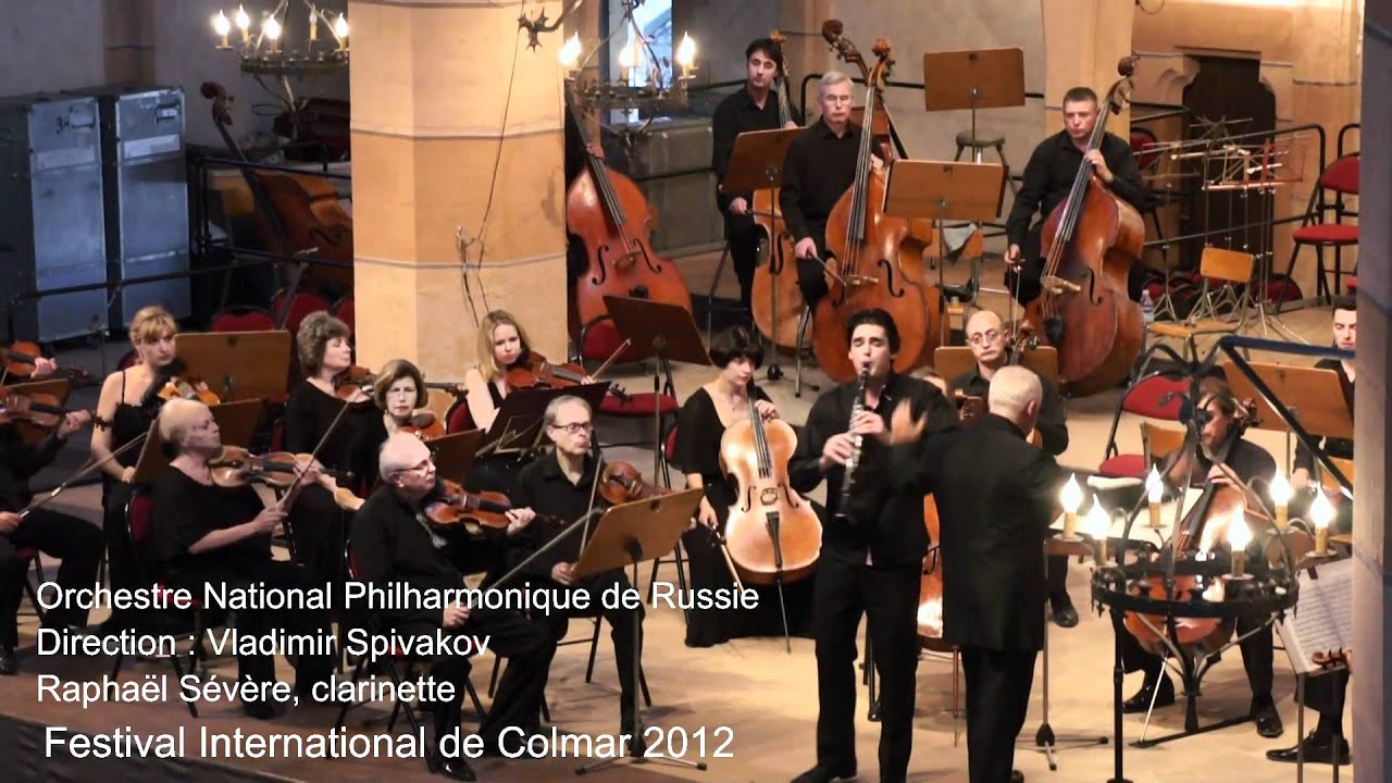 mozart fgo Vladimir Spivakov, Ingmar Lazar, Raphaël Sévèr - Festival International de Colmar 2012