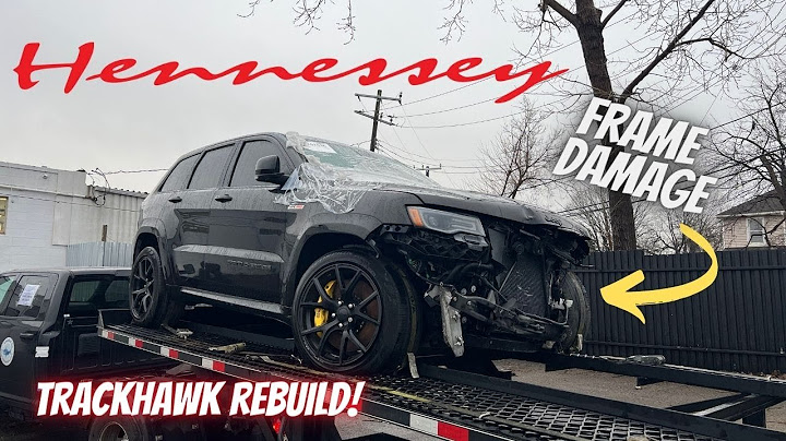 I Bought a Totaled Hennessey Built Jeep Trackhawk From Auction!
