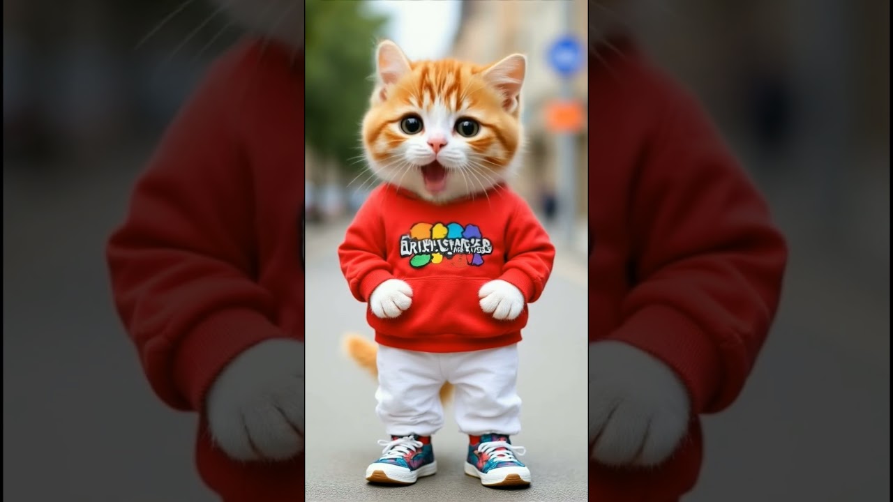 おにのぱんつ👹🎶 #ai変身 #cute cat