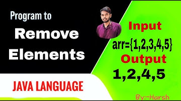 How to Delete An Element From An Array In Java (Hindi)